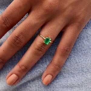 Puravida Emerald statement ring